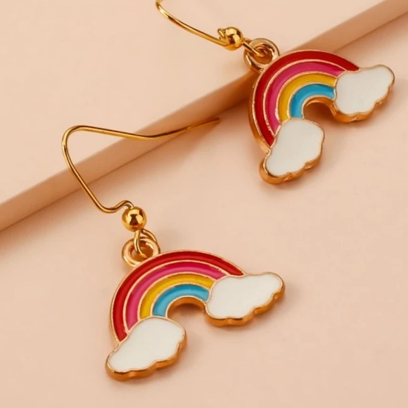 NEW Rainbows & Clouds 🌈☁️ Earrings - Picture 3 of 3
